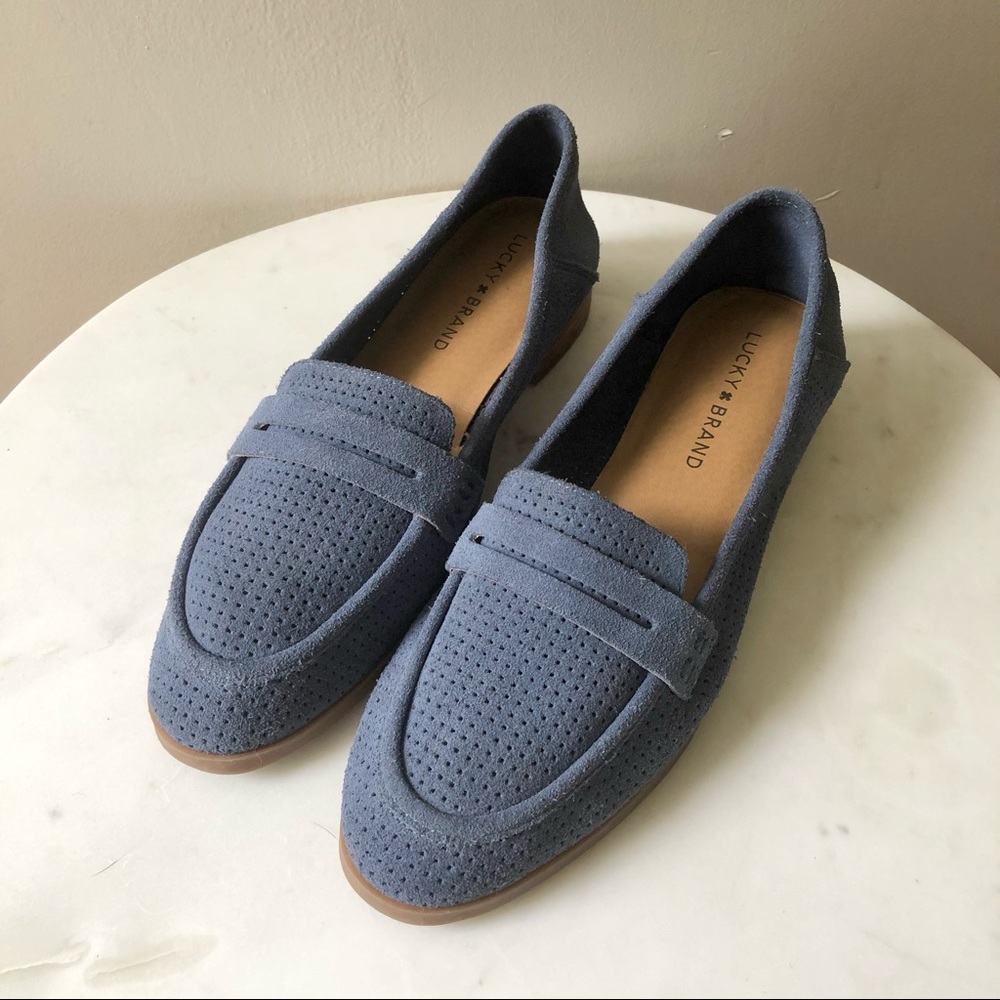 Lucky Brand Blue Loafers